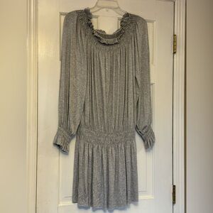Norma Kamali Gray Long Sleeve Dress